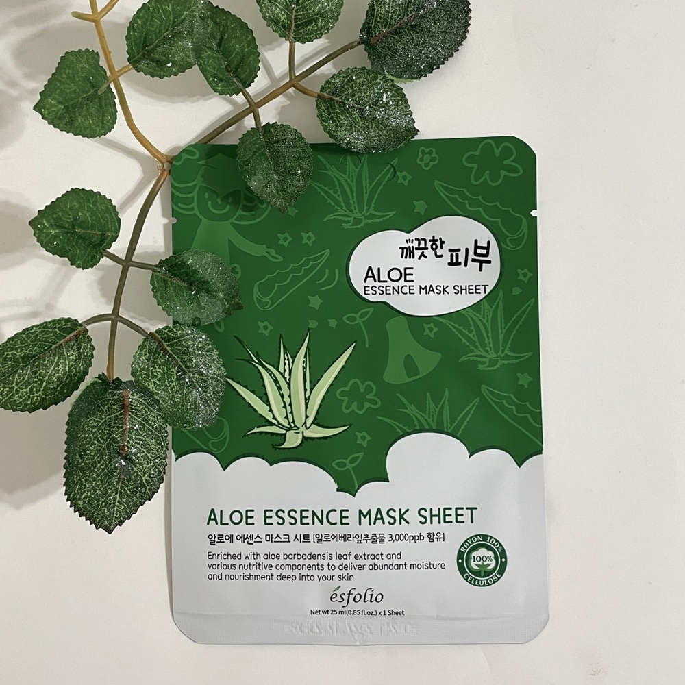New $5ea OR 5/$15 ESFOLIO Aloe Essence Nutrition Sheet Face Mask